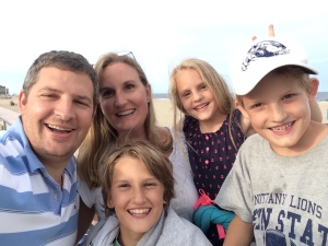 family boardwalk selfie 2015